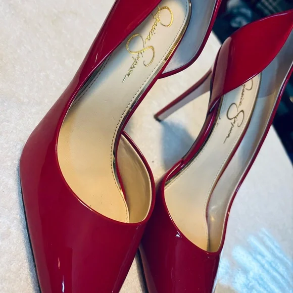 Almost Brand New Heels By JESSICA SIMPSON - Size 9M - Heel Height 4” - box 65 - Picture 3 of 10